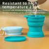 Silicone Retractable Folding Cup Portable Telescopic Drinking Mug Outdoor Coffee Handcup  Camp