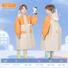 Kids Raincoat for Boys and Primary School Students for School Girl Girls Rain-Proof Clothes Children Older Boy Long Poncho