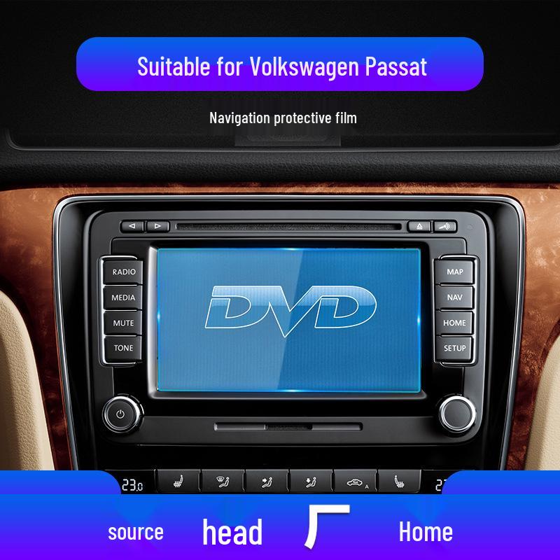 Volkswagen Passat Navigation Screen Protective Film - Anti-Scratch Tempered Car Accessory, Fits 25 Models