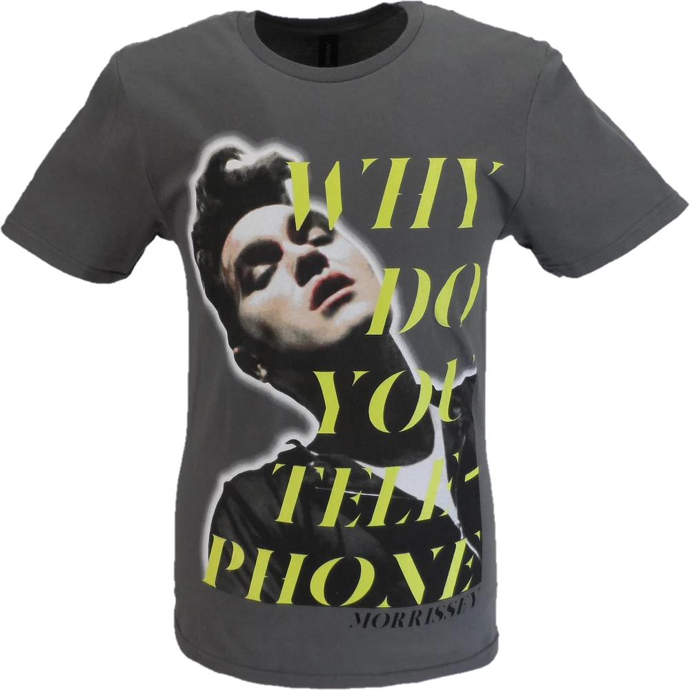 Unisexs Official Morrissey Why Do You Telephone T Shirt S