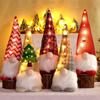 Kawaii Led Glowing Christmas Doll Cartoon Handmade Christmas Gnome  Halloween