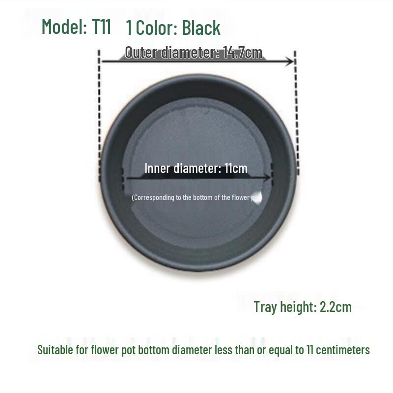 

Thickened Plastic Round Flower Pot Saucer
