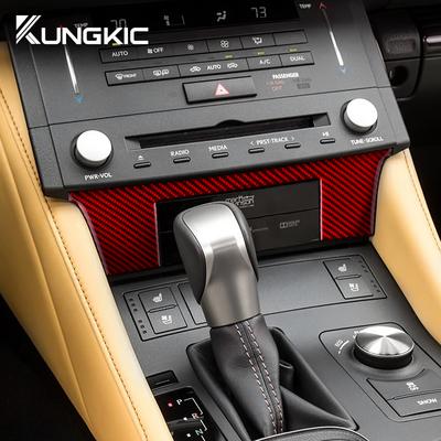 Real Carbon Fiber Sticker For Lexus RC300 RC350 RC200T 2015-2025 Car Center Console Interior Trim Decor Accessories
