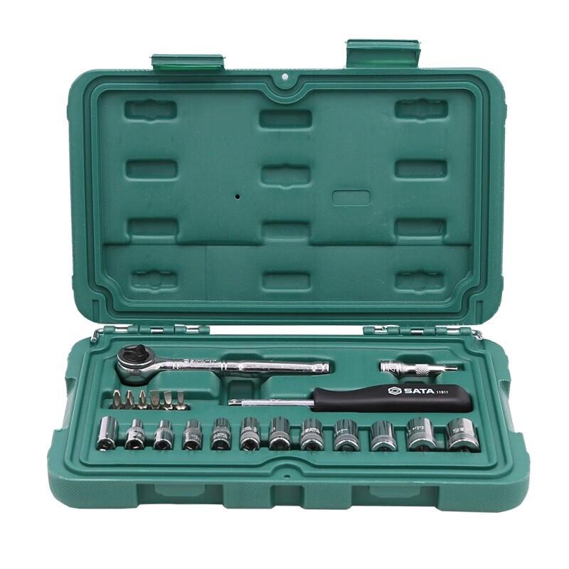 SATA 21-Piece 1/4-inch Drive Socket Set 1/4 inch Drive