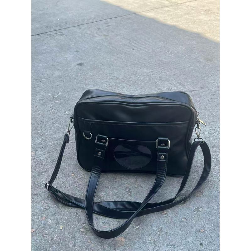 Modische und lässige College-Pendler-Damentasche Anime 2D Umhänge-Einzelschultertasche