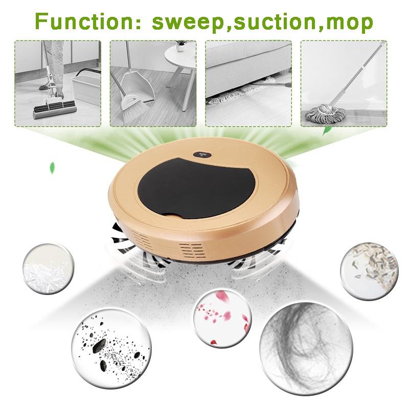 4-IN-1 Automatic Vacuum Smart Cleaning Robot Cleaner Sweeper Mop+ Remote Control