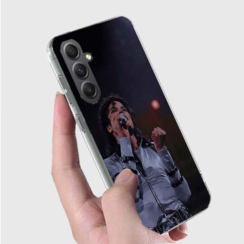 Michael Jackson Legendary Singer Phone Case for Samsung A16 A26 A36 A56 A17 A37 A57 A07 A06 A02S A03 A04S A05S Galaxy Note 20 10