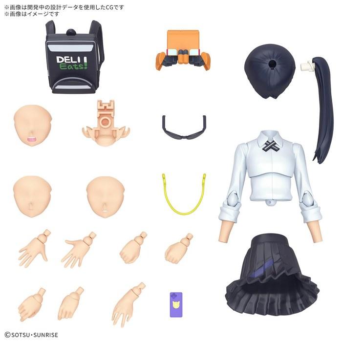 BANDAI SPIRITS Figure-rise Standard Mobile Suit Gundam GQuuuuuuX Nyaan Color-Coded Plastic Model Kit, Multicolor, Medium