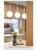 Nordic Solid Wood Spiral Staircase Chandelier for Dining Room and Mezzanine
