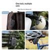 Portable Retractable Combination Helmet Lock Steel Wire Rope Cow Lock For Motorcycle Bike Outdoor Anti Theft Use