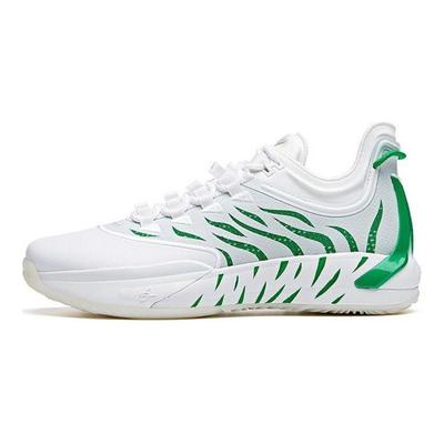 Gordon Hayward GH1 Anti-Slip Shock Absorbing Low-Top Basketball Shoes Men Sneakers White Green 112011103-4