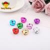 Eco-Friendly Colored Christmas Tree Bells - Vacuum Plated DIY Craft Accessories