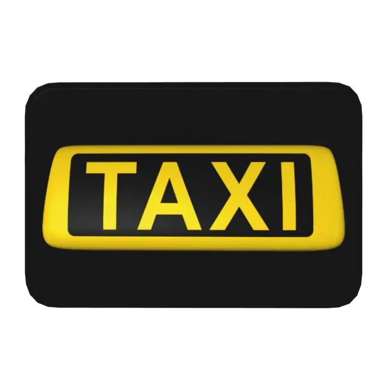 

Custom Funny Driver Taxi Time Doormat Anti-Slip Entrance Bathroom Kitchen Floor Door Mats Living Room Carpet Rug 40x60cm