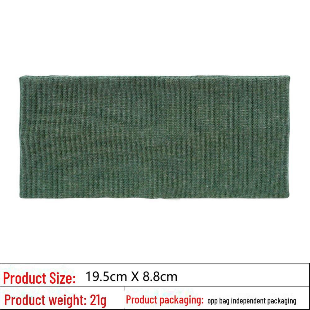 Solid Color High Elastic Sports Headband - Fashionable & Versatile Hair Accessory