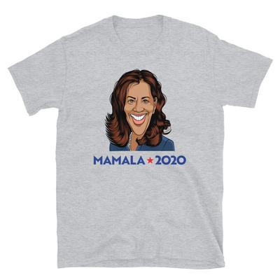 Camiseta Unisex de Manga Corta 2020 Joe Biden Vicepresidenta Mamala Kamala Harris