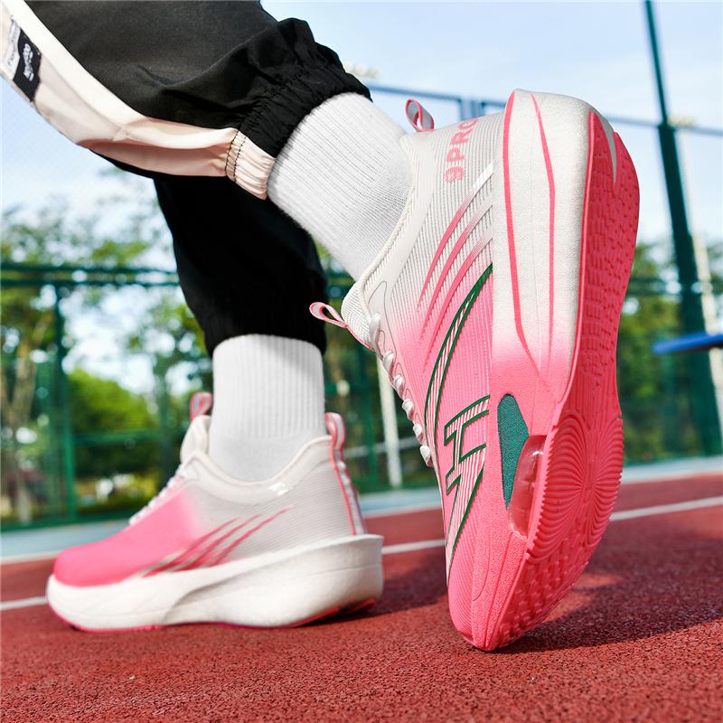 Men New Sport Sneakers Men's Carbon Plate Ultra Light Breathable Mesh Running Shoes Cosy Rebound Versatile Outdoor Running Shoes