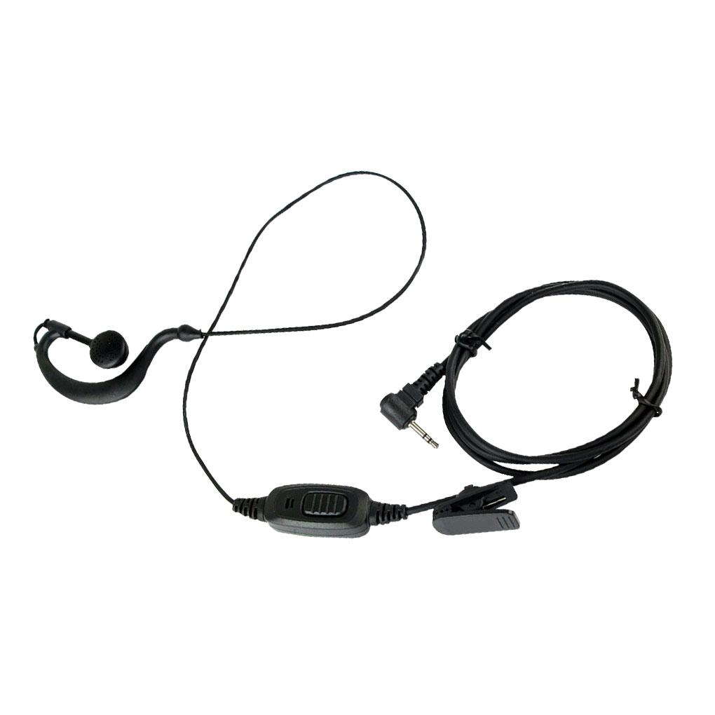 2.5mm Walkie Talkie Earphone Headphone Portable Ergonomic Lapel Clip Earpiece Replacement for HYT TC310/TC320/TC1688