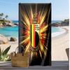Belgien Fußball Druck Strandtuch Schnelltrocknend Super Saugfähig Weich Badetuch zum Schwimmen Strand Reisen Fan Souvenir Geschenk