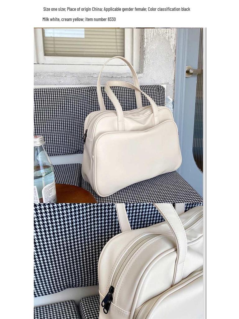 Women's Large Capacity Tote Bag for Short Business Trips - Autumn/Winter Shoulder Handbag