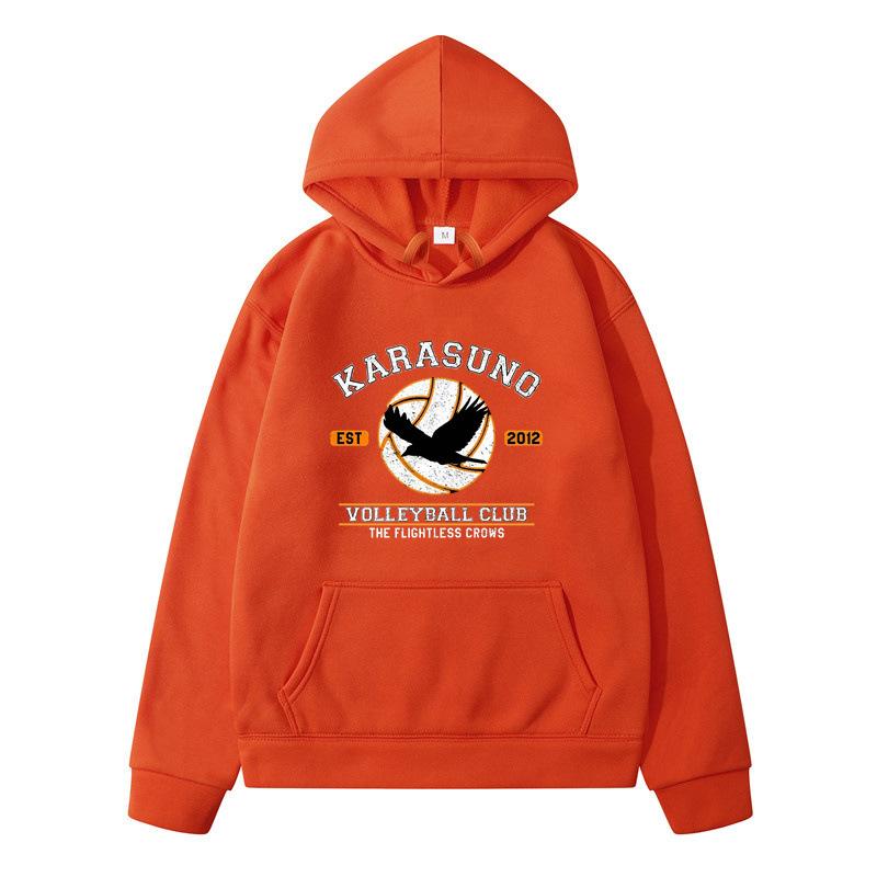 Volleyball Less Haikyuu Unoo College Cosplay Printed Sweater Casual Hoodie