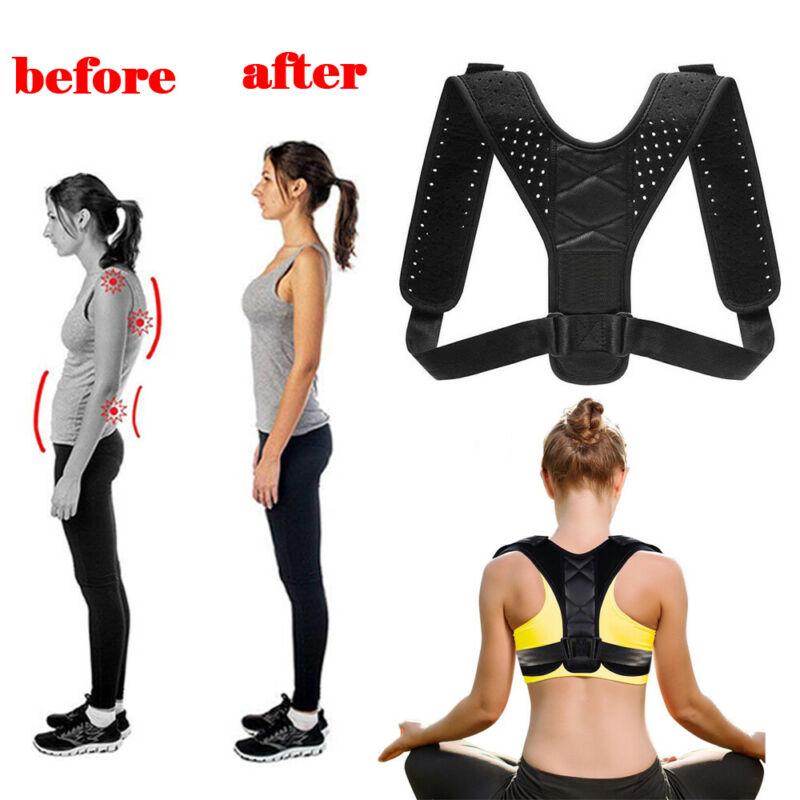 Back Posture Corrector Shoulder Straight Support Brace Belt Therapy Men Women Back Posture Corrector Shoulder Straight Support Brace Belt Therapy Men Women