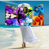 Personalized customized proof beach towel with Lego Ninjago pattern - soft, absorbent,quick-drying,perfect swimming,camping&bathing