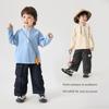 Boys' Outdoor Style Multi-Pocket Cargo Pants, 2026 New Spring and Autumn Collection for Children and Toddlers