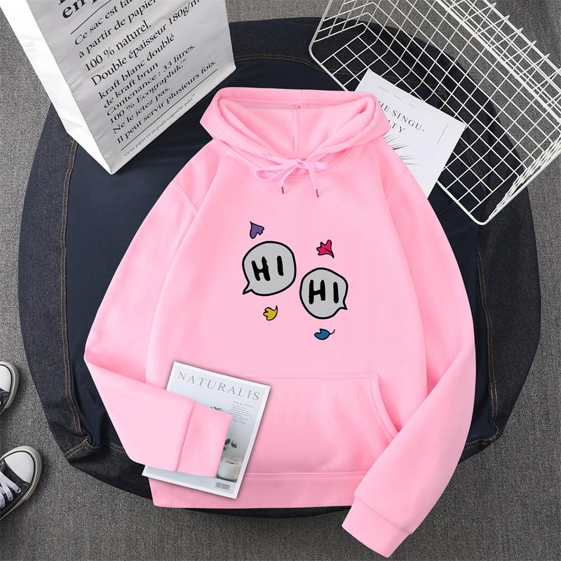 Spring/Summer Women's Aesthetic Clothing Men's Sportswear Pattern Hoodie Harajuku Sudadera