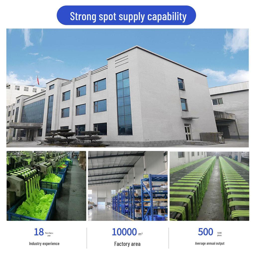 High-Visibility Multi-Pocket Reflective Vest - Color Block, Stand-Up Collar for Traffic Safety