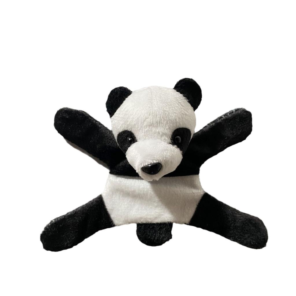 3PCS Red Panda Plush Refrigerator Sticker Animal Doll Magnet Convenience Sticker Cute Creative Home Commemorative Gift