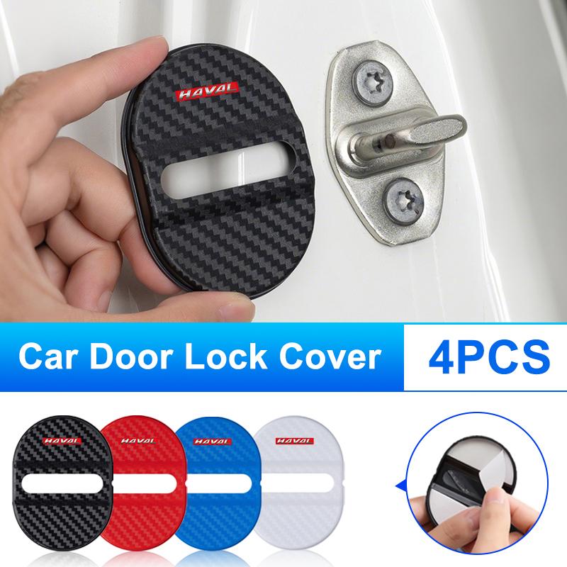 Cache Protecteur de Serrure de Porte de Voiture 4 Pièces Manchon Antirouille de Serrure de Porte de Voiture Pour Haval Tabanca T FEK Korna H5 H6 H3 H8 H9 H2 H7 M2 M4