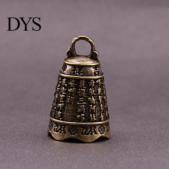 Brass Pendant Old Bronze Bell Finely Build Decorative Compact Decorate Gourd Non-deforming Antique for Living Room Ornament