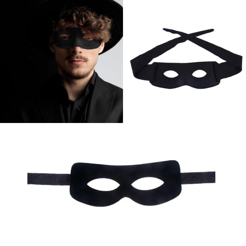 Halloween Black Eye Mask Sexy Masquerade Mask Halloween Costume Mask Eye Mask Half Face Mask Carnival Headdress Costume Props