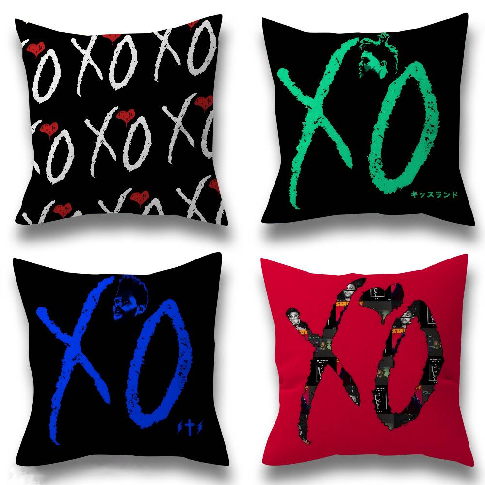 Rapper The Wweeknd X O album Cushion Cover Pillowcase Upholstery Sofa Throw Pillow Home Decor Pillowcas