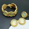 Eastern Style Turkish Chain Bracelet Elegant Retro Earrings Fashion Vintage Bangles  Bridal Gifts