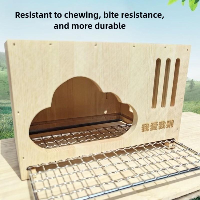 Nests BoxHanging Bird Nests Breathable Hatching Bird's Wooden House Pet Supplies Swallow Finch Squirrel Small Birds Animals