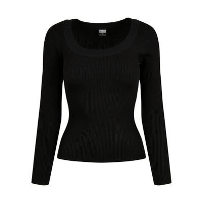Urban Classics Womens/Ladies Wide Neck Long-Sleeved Jumper