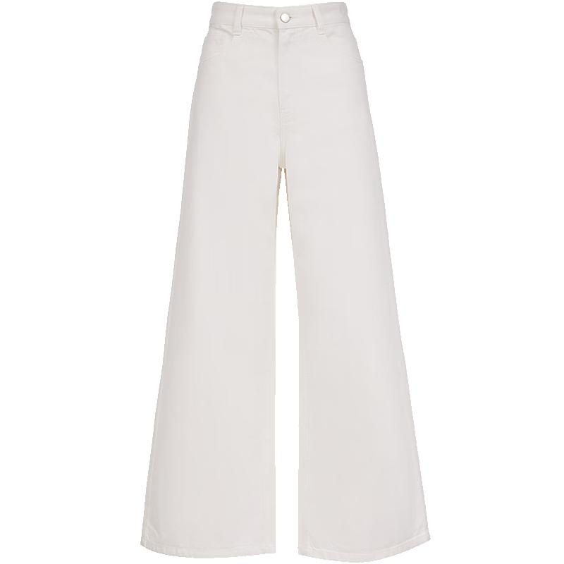 VEROMODA Women's High-Waist Drawstring Wide-Leg Jeans