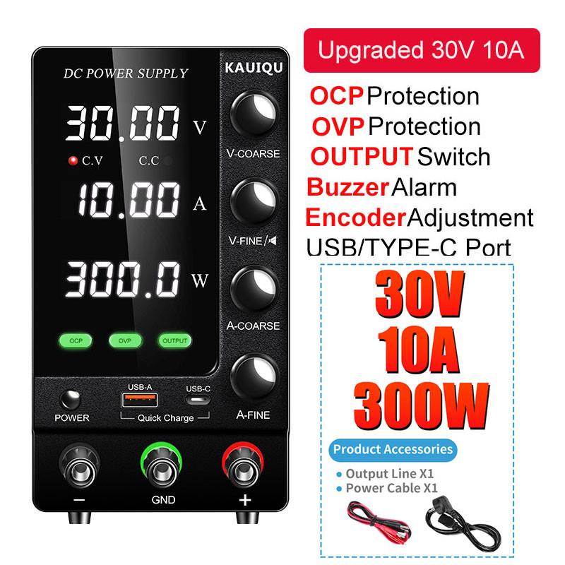 Tragbare Mini-Gleichstromversorgung Einstellbare Labor-Digitalanzeige-Netzteile Spannungsregler