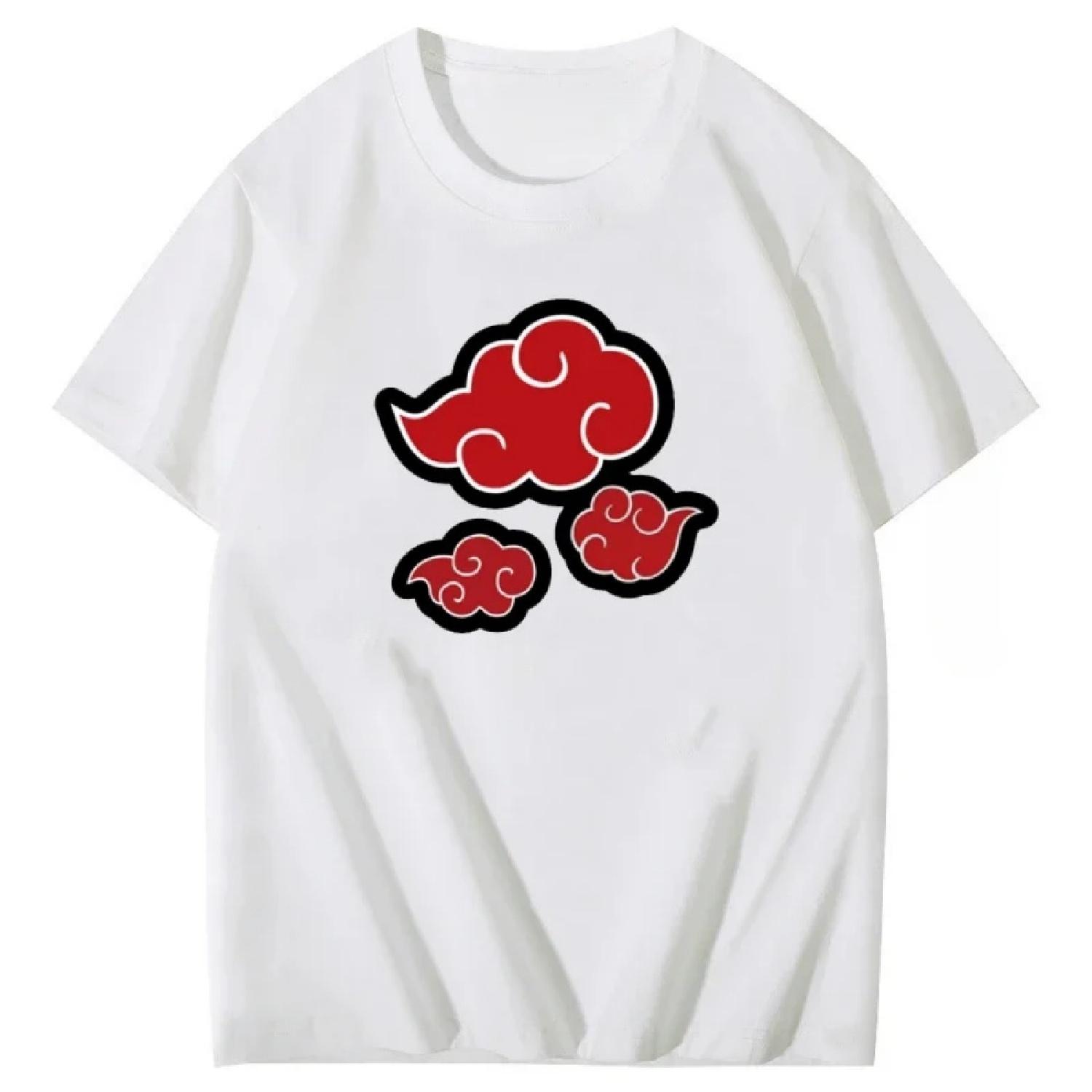 

Unisex Cloud Print T-shirt Comfortable Street Hip Hop Casual Fashion Summer Top Street Wear Harajuku Clothing XXXXXL білий