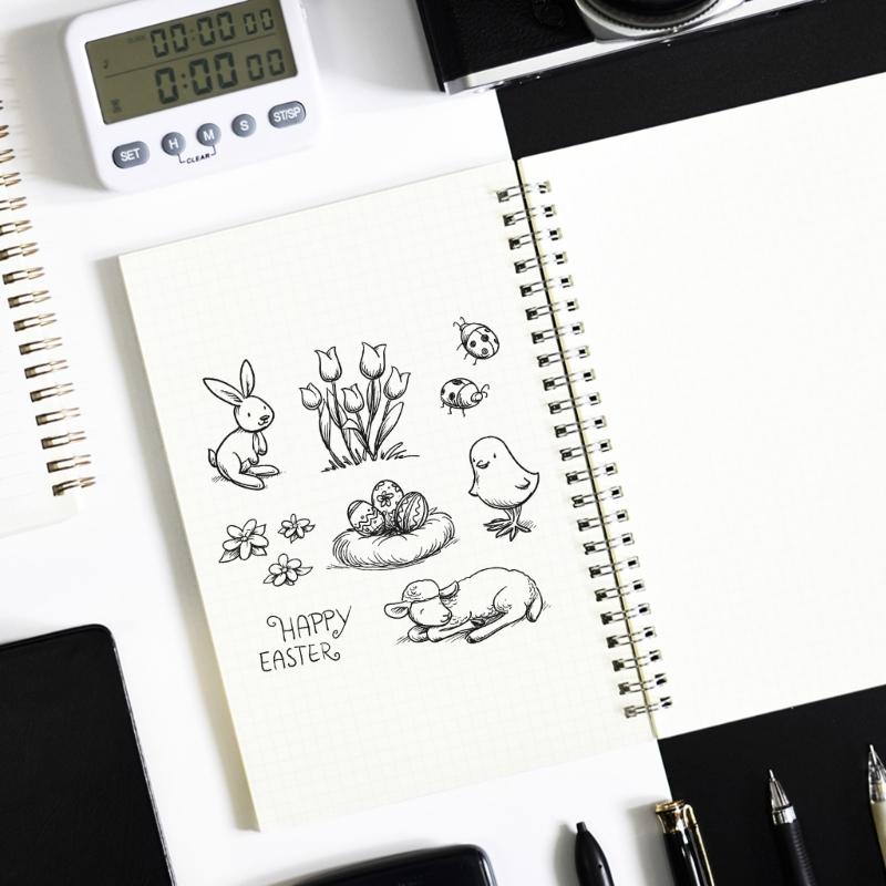 Animal Clear Silicone Stamp for DIY Invitation Card Scrapbooking Paper Craft Rubber Stamp Handmade Journaling Supplies