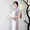 Purple Is Sent To Test the National Style, New Chinese Style, Daily Suzhou Long Cheongsam, Improved Young 1011 New Women's High Sense