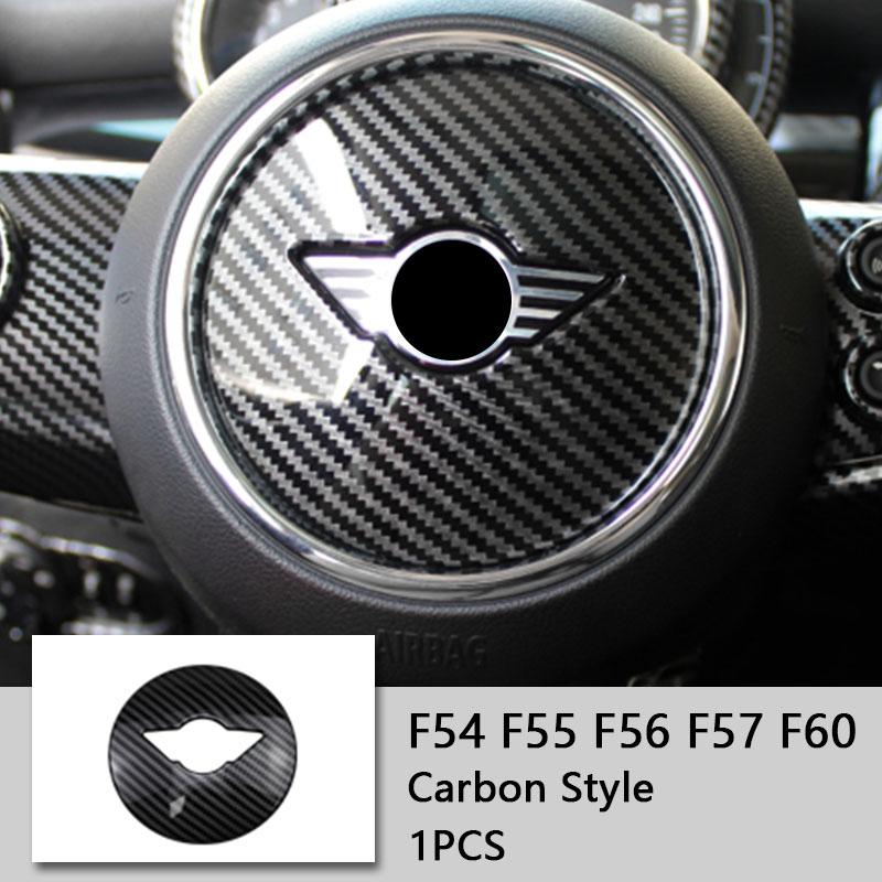 Car Steering Wheel Decorative Cover Plastic Modification Sticker For BMW MINI 2022 Cooper S F54 F55 F56 F57 F60 Car Accessories XX4