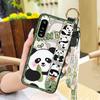 Panda Phone Holder Phone Case For Sony Xperia5 IV Durable Anti-knock Wristband Wrist Strap Waterproof Cute Soft case