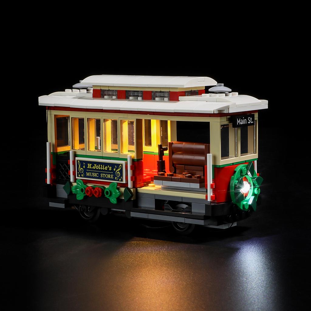 DIY LED Lighting Kit For LEGO® 10308 Holiday Main Street Winter Village Holiday Town Building Block Toy Decoration Adjustable Lighting Accessories