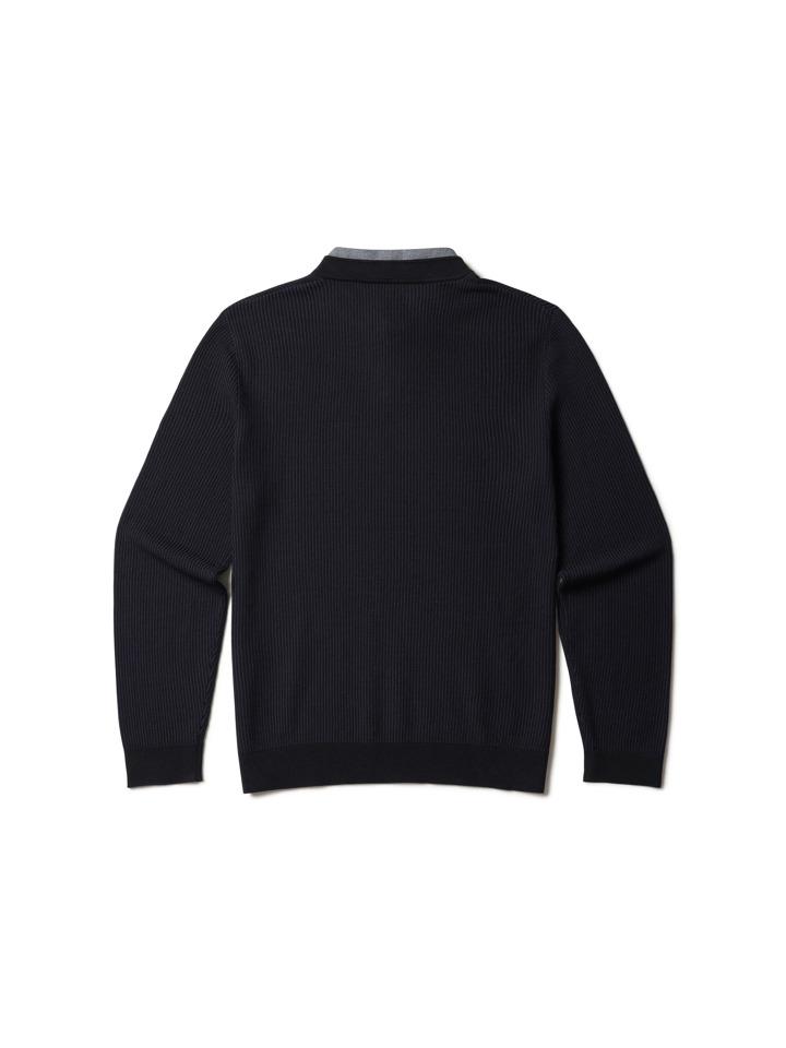 OLZEN Men'S Shirt Layered Sweater_Zbg1Er1203Nv
