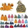 Vibrant Camouflage Hoodie Shark Printing Warm Streetwear For Men Women