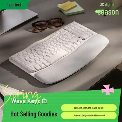 Logitech Wave Keys Ergonomic Wireless Keyboard