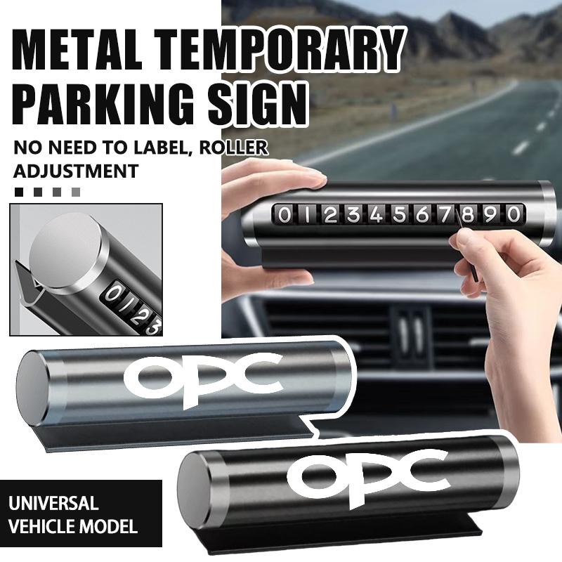 Car Temporary Parking Phone Number Card Plate Telephone Park Stop For Opel Astra H K J G Corsa E D OPC Insignia B Vectra Mokka Hj3