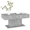 Coffee Table, Concrete Grey, 96x50x45 Cm